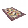 Vintage perski dywan patchwork z wełny 160x240cm ręczny kilim