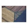 Vintage perski dywan patchwork z wełny 160x230cm ręczny kilim