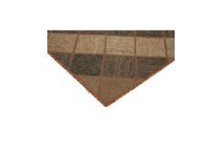 Vintage perski dywan patchwork z wełny 160x230cm ręczny kilim