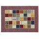 Dywan Kilim podszywany Vintage Patchwork, kolorowy 140x200cm Iran