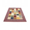 Vintage perski dywan patchwork z wełny 140x200cm ręczny kilim