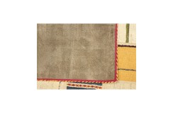 Vintage perski dywan patchwork z wełny 140x200cm ręczny kilim
