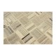 Dywan Kilim podszywany Vintage Patchwork, beżowy szary 140x200cm Iran