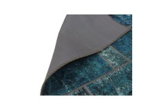 Vintage perski dywan patchwork z wełny 170x240cm ręczny kilim