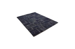Vintage perski dywan patchwork z wełny 170x240cm ręczny kilim