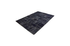 Vintage perski dywan patchwork z wełny 170x240cm ręczny kilim