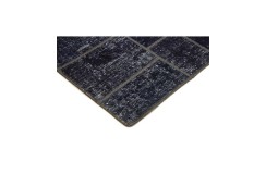 Vintage perski dywan patchwork z wełny 170x240cm ręczny kilim