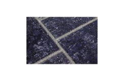 Vintage perski dywan patchwork z wełny 170x240cm ręczny kilim