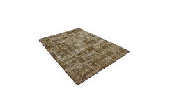 Vintage perski dywan patchwork z wełny 170x240cm ręczny kilim
