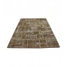 Vintage perski dywan patchwork z wełny 170x240cm ręczny kilim