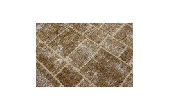 Vintage perski dywan patchwork z wełny 170x240cm ręczny kilim