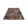 Vintage perski dywan patchwork z wełny 170x240cm ręczny kilim