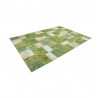 Vintage perski dywan patchwork z wełny 220x320cm ręczny kilim