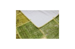 Vintage perski dywan patchwork z wełny 220x320cm ręczny kilim