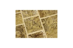 Vintage perski dywan patchwork z wełny 170x240cm ręczny kilim