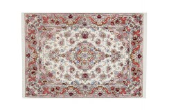 Dywan Tabriz 40Raj wełna kork + jedwab najwyższej jakości dywan z Iranu ok 150x200cm