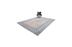 Ręcznie tkany dywan Nain 9la Habibian z Iranu 300x400cm pomarańczowy