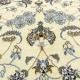 Nain 12lah Kashmar gęsto ręcznie tkany dywan z Iranu wełna + jedwab ok 200x300cm beżowy królewski