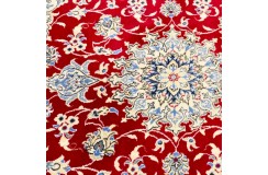 Ręcznie tkany dywan Nain 12lah kashmar z Iranu 150x200cm czerwony
