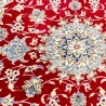 Ręcznie tkany dywan Nain 12lah kashmar z Iranu 150x200cm czerwony