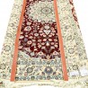 Ręcznie tkany dywan Nain 9la Habibian z Iranu 130x200cm czerwony