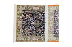Ręcznie tkany dywan Nain 6la Habibian z Iranu 100x150cm granatowy