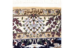 Ręcznie tkany dywan Nain 6la Habibian z Iranu 100x150cm granatowy