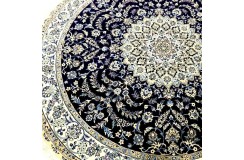 Ręcznie tkany dywan Nain 9la Habibian z Iranu 260x260cm okrągły