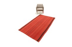Nowoczensy kilim kolorowy z Iranu - rękodzieło Fars nomadyczny 130x230cm