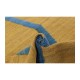 Żółty dwupoziomowy dywan kilim Fars Mazandaran z Iranu 225x320cm 100% wełna dwustronny nowoczesny