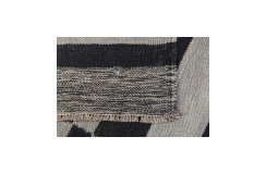 Nowoczensy kilim żółty z Iranu - rękodzieło Fars nomadyczny 200x200cm