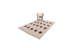Nowoczensy kilim kolorowy z Iranu - rękodzieło Fars nomadyczny 170x240cm