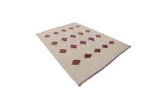 Nowoczensy kilim kolorowy z Iranu - rękodzieło Fars nomadyczny 170x240cm