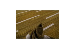 Nowoczensy kilim żółty z Iranu - rękodzieło Fars nomadyczny 200x300cm