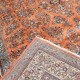 Łososiowy piękny dywan Saruk z Iranu ok 300x400cm 100% wełna oryginalny ręcznie tkany perski