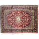 Czerwony piękny dywan Saruk z Iranu ok 270x370cm 100% wełna oryginalny ręcznie tkany perski