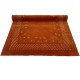 Gładki 100% wełniany dywan Gabbeh Loribaft Handloom ceglasty 170x240cm etniczne wzory