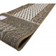 Wełniany ręcznie tkany dywan Mir z Indii 75x270cm orientalny brązowy