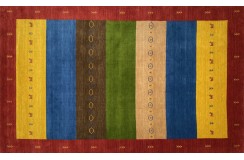 Kolorowy ekskluzywny dywan Gabbeh Handloom Loribaft Indie 200x300cm 100% wełniany