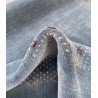 100% wełna gruby dywan loribaft z indii niebieski 170x240cm