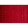 Gładki 100% wełniany dywan Gabbeh Loribaft Handloom czerwony 170x240cm etniczne wzory