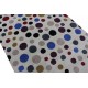 Kolorowy designerski nowoczesny dywan wełniany kwadrat 200x200cm Indie 2cm gruby beżowe tło