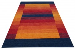 100% wełna gruby dywan z Indii 160x230cm czerwony design