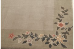 Przepiękny wełniany dywan org. Antik Finish Chiny wełna rzeźbiony 250x370