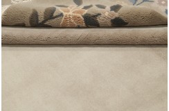 Przepiękny wełniany dywan org. Antik Finish Chiny wełna rzeźbiony 250x370