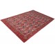 Bogaty klasyczny czerwony perski dywan Serdżan ok 200x300cm 100% wełna w róże