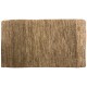Brązowy gładki dywan Berber Marokański gruby do salonu 100% wełniany 200x200cm ręcznie tkany