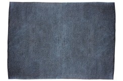 Szary gładki dywan Berber Marokański gruby do salonu 100% wełniany 150x150cm ręcznie tkany