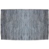 Szary deseń gładki dywan Berber Marokański gruby do salonu 100% wełniany 150x150cm ręcznie tkany