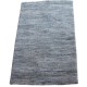 Szary deseń gładki dywan Berber Marokański gruby do salonu 100% wełniany 150x150cm ręcznie tkany